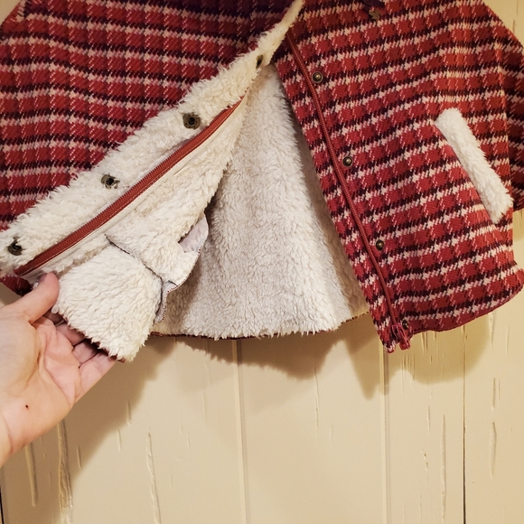 Sergent Major size 110 4/5 cape Poncho coat plaid - Picture 5 of 7